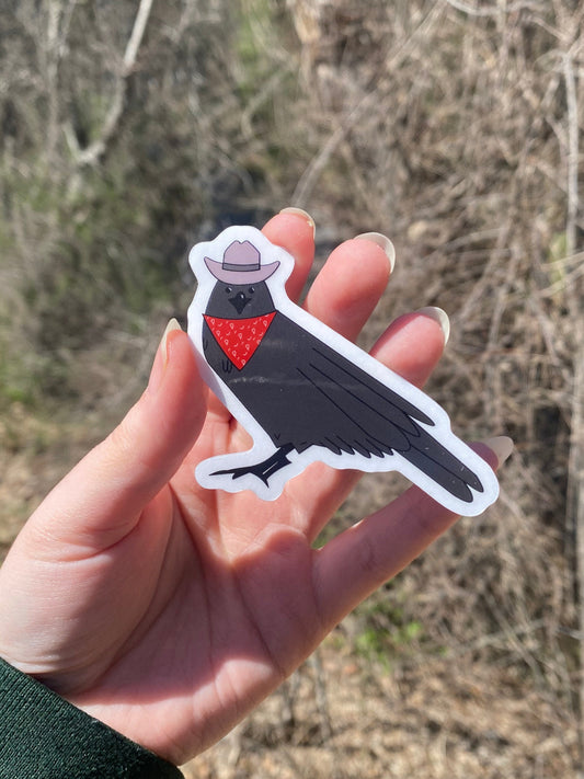 Yee Caw Clear Vinyl Sticker